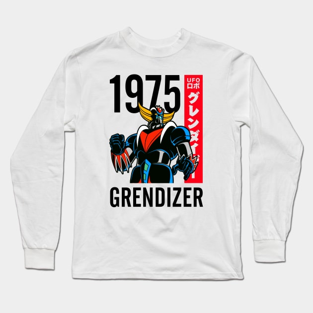 270 Grendizer 1975 Long Sleeve T-Shirt by Yexart